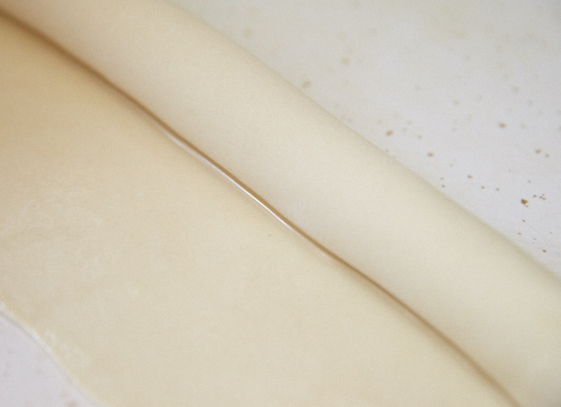 Sambusa dough in a roll.