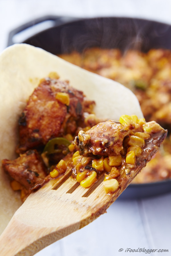 Mexican Chicken with Corn and Chiles - IFOODBLOGGER