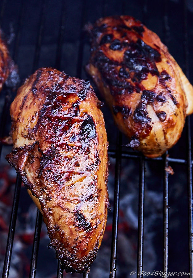 Balsamic and Garlic Grilled Chicken Breast - i FOOD Blogger