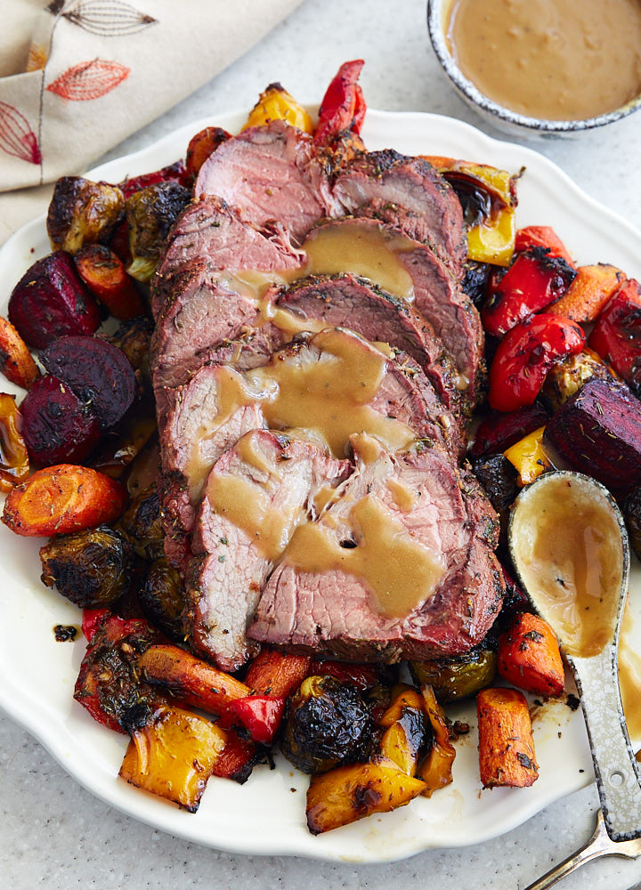 Rotisserie Top Round Roast With Garlic And Herbs I FOOD Blogger