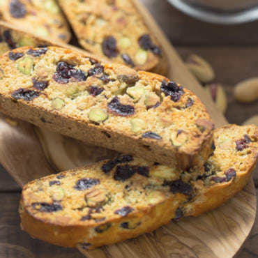 Traditional Italian Biscotti Recipe - crispy on the outside, softer on the inside. Packed with berries and nuts, this is a great dessert for tea or coffee. Super easy to make, fool-proof recipe.