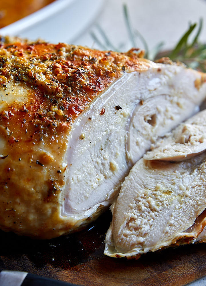 Roasted Turkey Breast With Infused Butter I Food Blogger