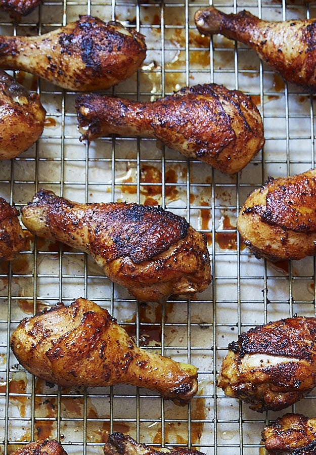 Crispy Skinned, Tender Baked Chicken Drumsticks - i FOOD Blogger