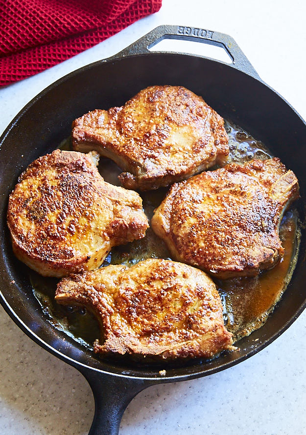 pan fried thick pork chops