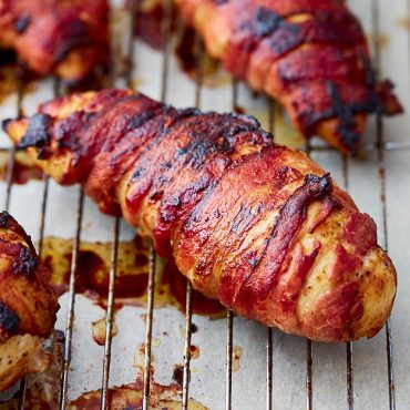 Crispy Bacon-Wrapped Chicken Breast - i FOOD Blogger