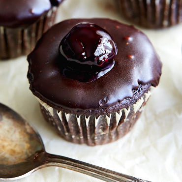 Made completetly from scratch, these decadent chocolate cherry cupcakes will make you forget cake mixes and canned cherries for good.