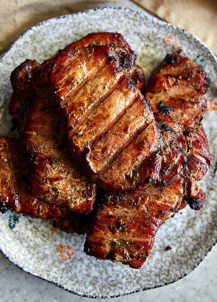 Smoked Pork Chops (Reverse Sear Method) - i FOOD Blogger
