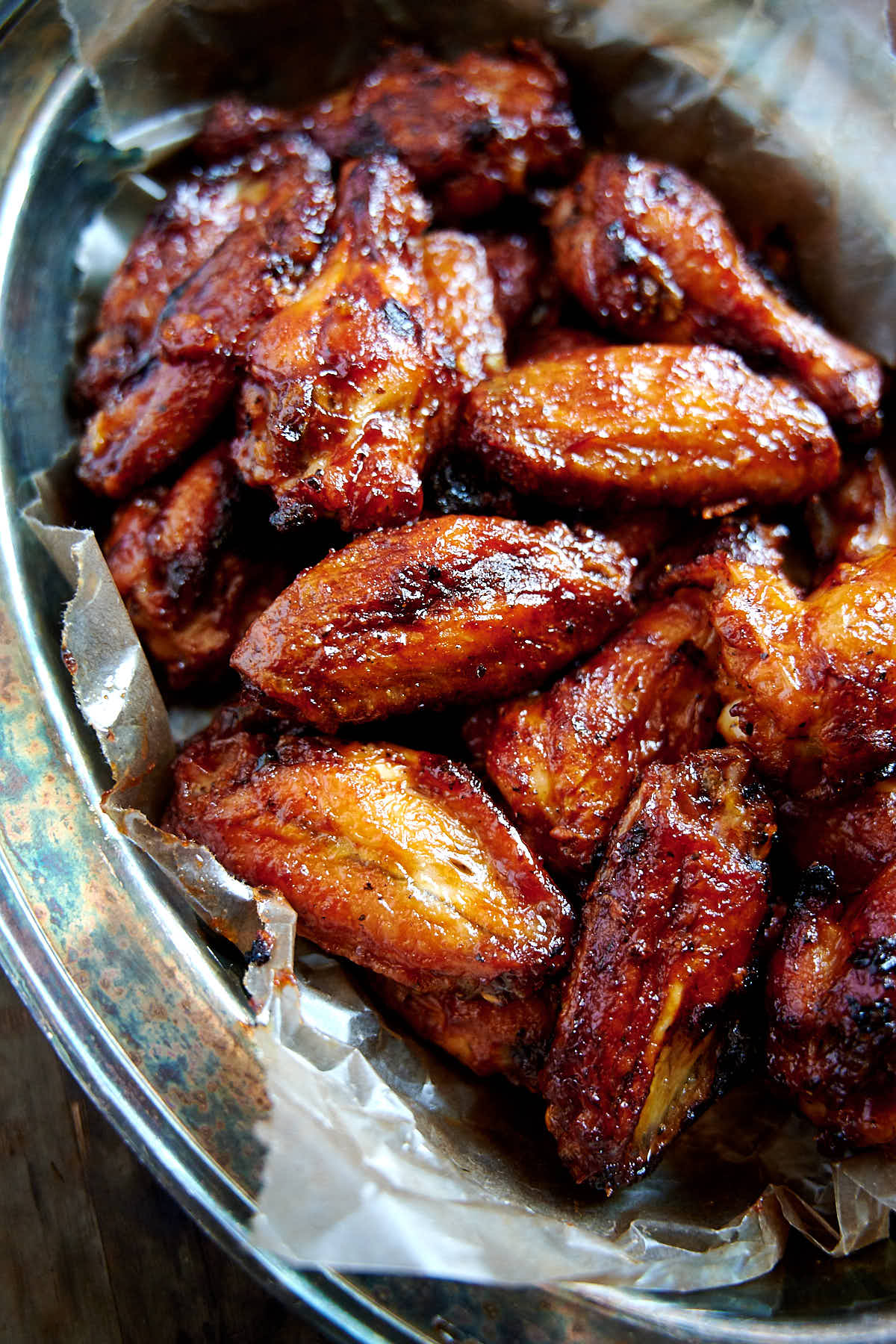 Baked BBQ Chicken Wings - i FOOD Blogger