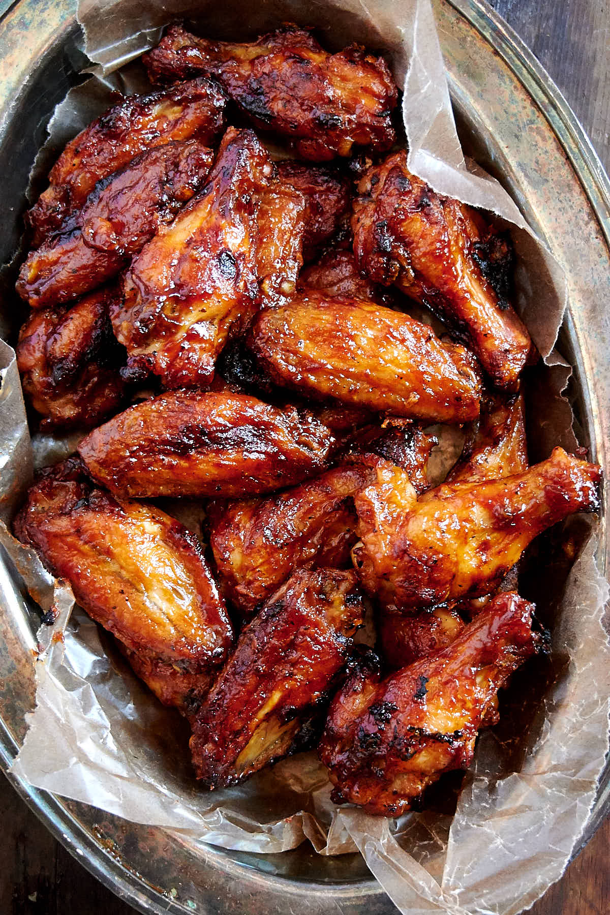 Baked BBQ Chicken Wings - i FOOD Blogger
