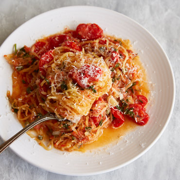 Spaghetti Squash with Fresh Tomatoes and Herbs Recipe