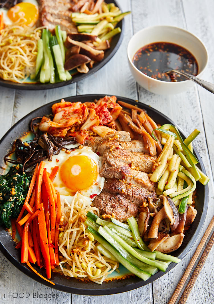 Bibimbap - Korean Mixed Rice - i FOOD Blogger