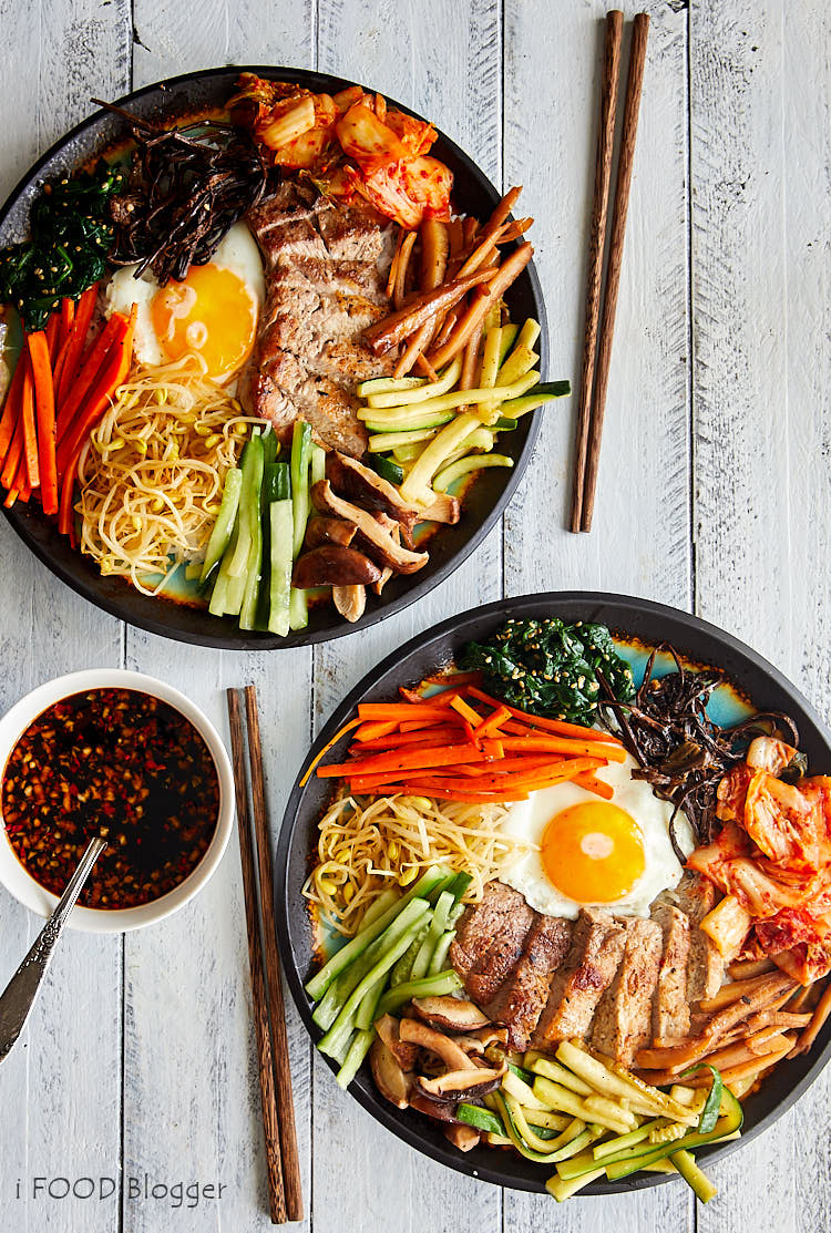 Bibimbap - Korean Mixed Rice - i FOOD Blogger