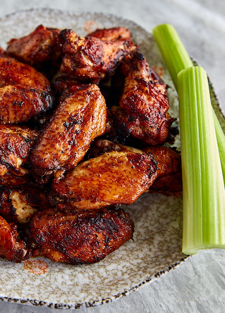 Lemon Pepper Wings with Dark Soy and Honey - i FOOD Blogger