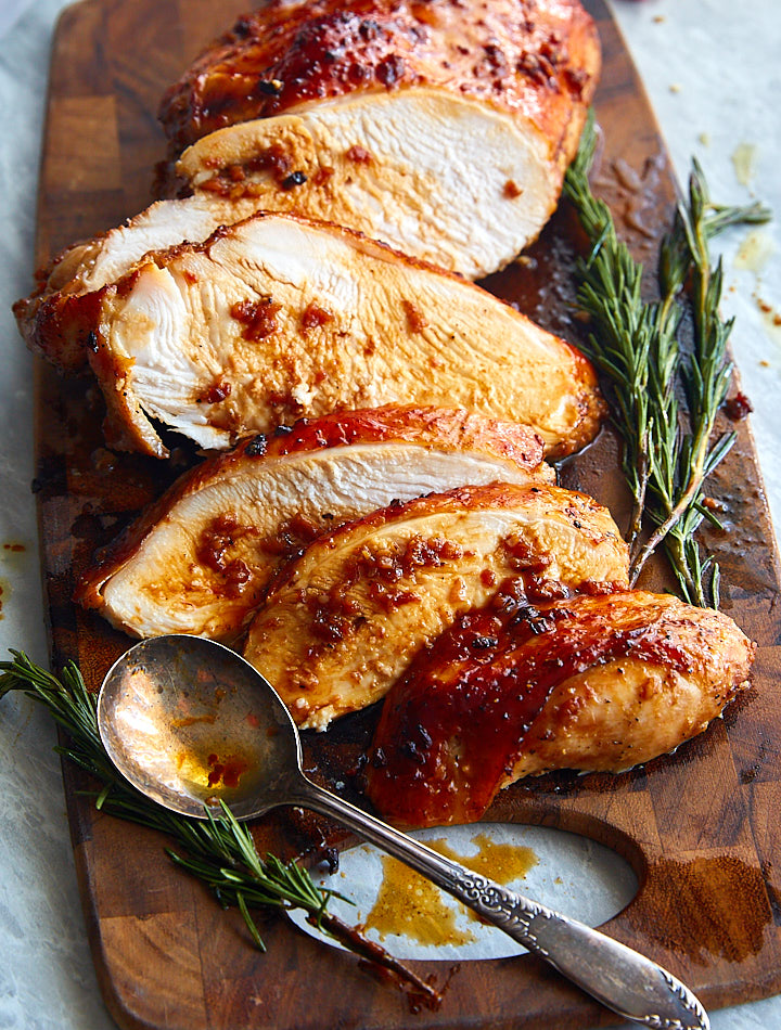 Turkey Marinade / Roasted Marinated Turkey Breast - i FOOD Blogger : This marinade method will ...