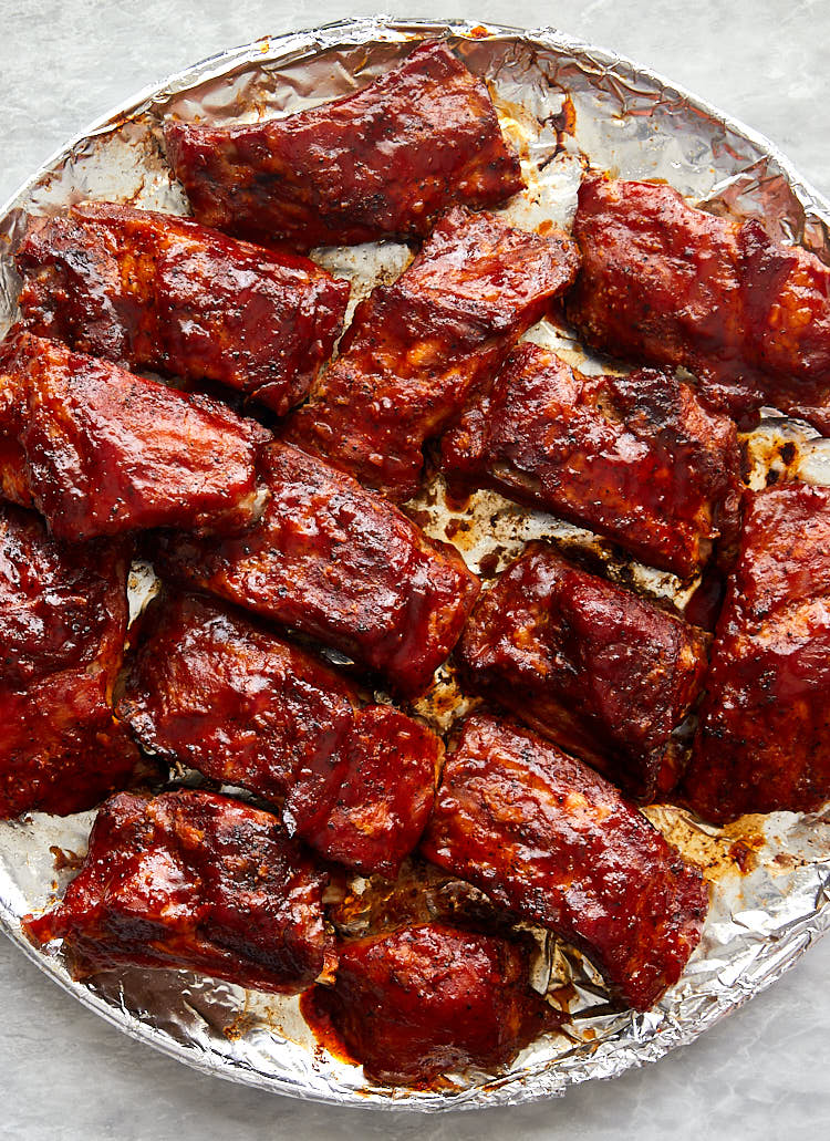 Baby backs clearance in the oven