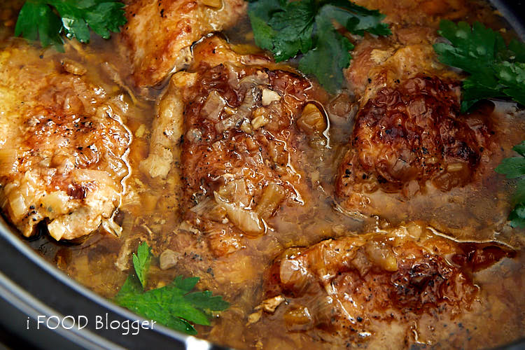 Slow Cooker Chicken - Simple Recipe with Amazing Taste | ifoodblogger.com