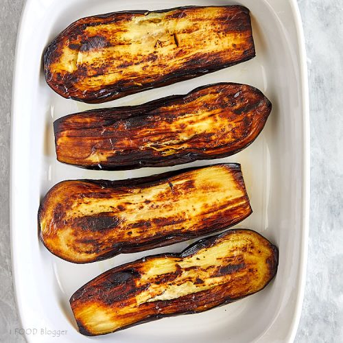 Fried Eggplant with Rice and Tomatoes Recipe i FOOD Blogger