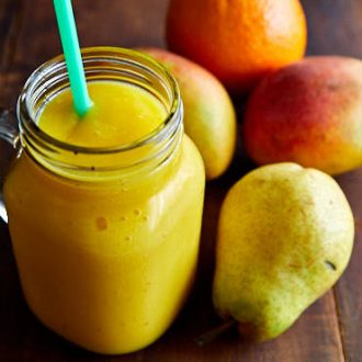 Mango, Orange and Pear Smoothie