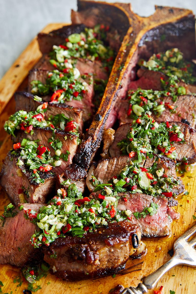 ButterBasted Porterhouse Steak Recipe i FOOD Blogger