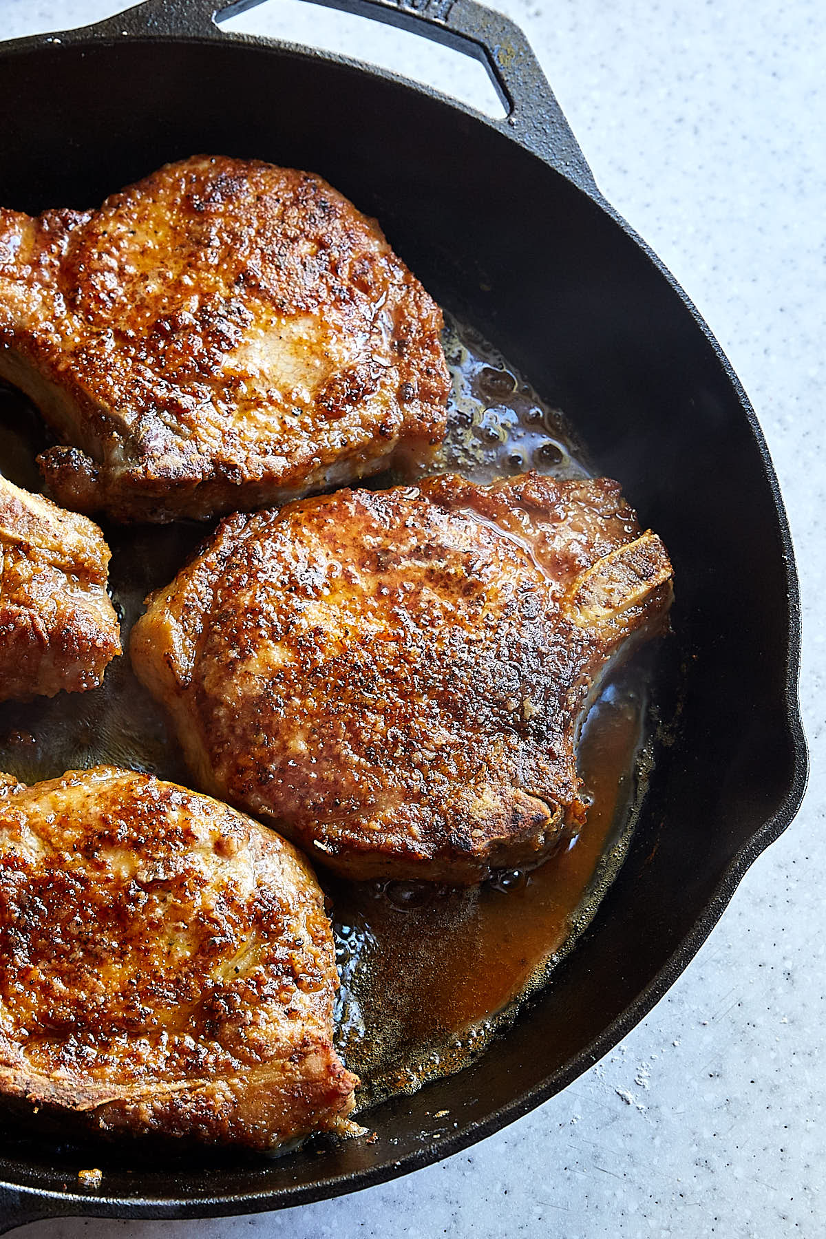 simple pan fried pork chops recipe