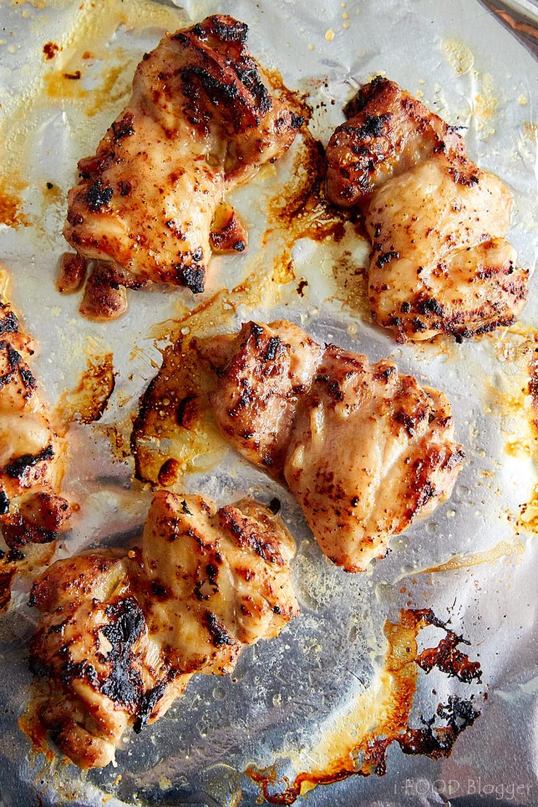 Broiled Chicken Thighs - i FOOD Blogger