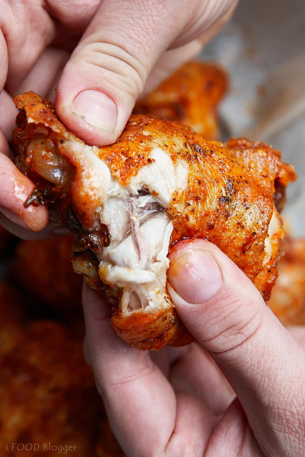 Extra Crispy Oven-Fried Chicken Thighs - i FOOD Blogger