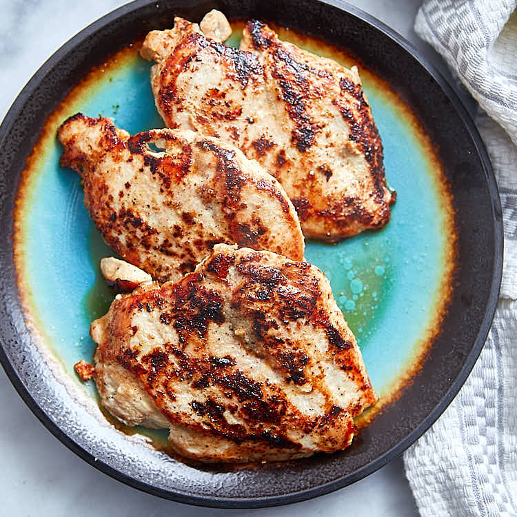 Pan seared chicken for chicken salad. | ifoodblogger.com