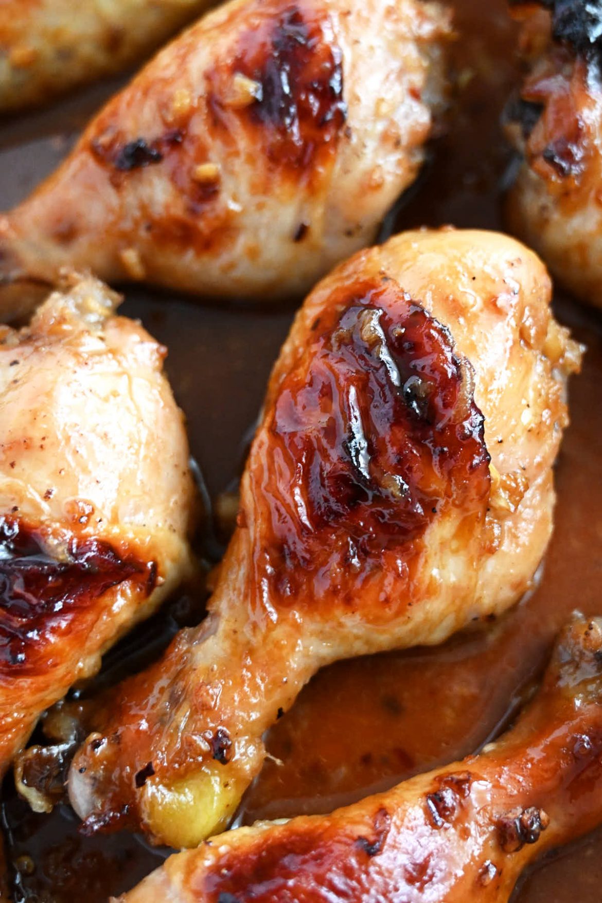 Honey Garlic Baked Chicken Drumsticks - i FOOD Blogger